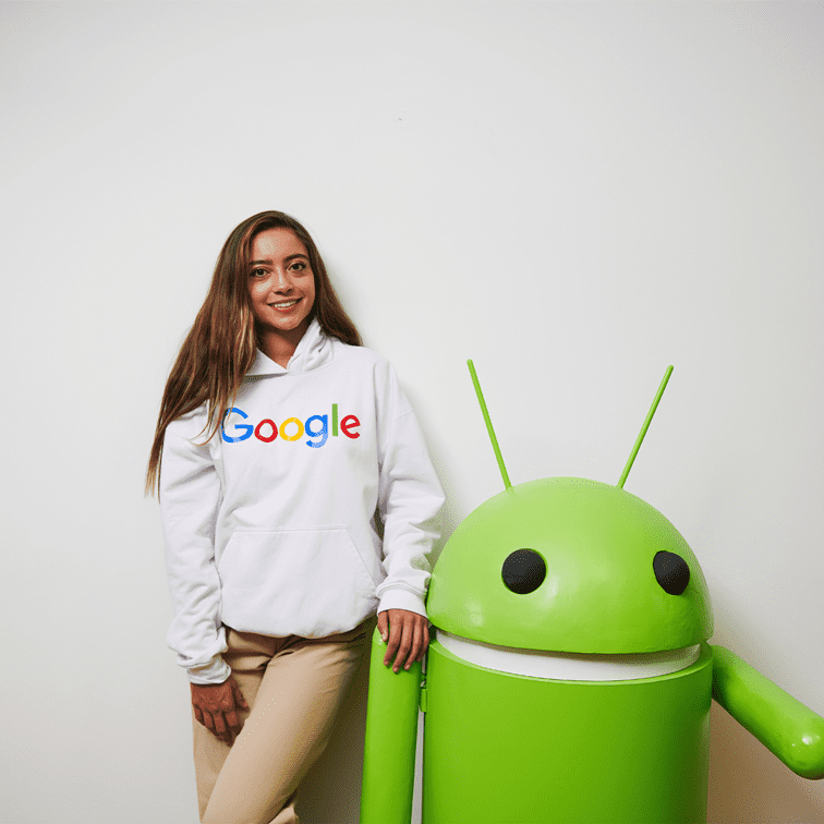 Buzo hoodie de Google con capucha. - Imagen 2